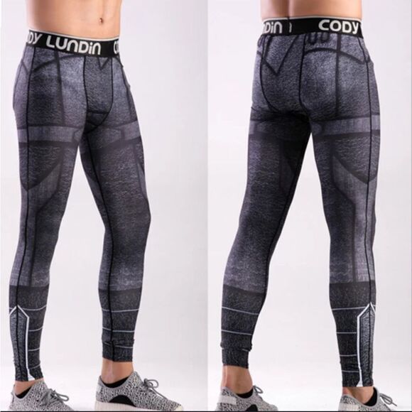Cody Lyndin Men's Winter Soldier Compression Leggings Size Large New With Tags - Picture 8 of 8